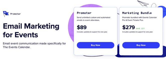 Promoter add-on landing page.